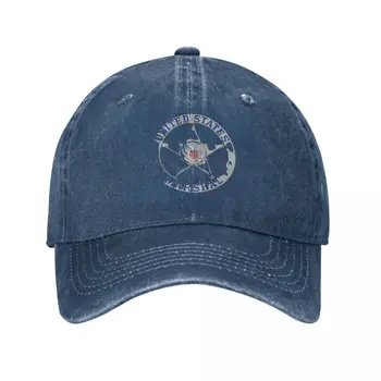 Бейсболки USMS с эмблемой маршала США, джинсовые шляпы, регулируемая кепка, уличная одежда, бейсбольная ковбойская шляпа для унисекс