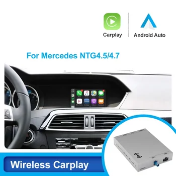 Беспроводной Carplay Android Auto Module Decoder Box Для Mercedes 11-14 A B C E GLK GLA CLA CLS ML GL NTG 4.5 4.7 НАСТРОЙКА