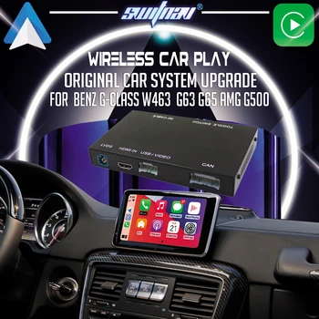 Беспроводной Carplay SWITNAV Для Benz G-Class W463 2012-2018 G63 G65 AMG G500 G63 Carplay Android Автоматический Модуль Зеркальной Связи AirPlay