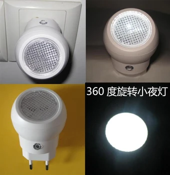 Бытовой светодиодный светильник с контролем освещенности на 360 градусов, маленький ночник с контролем освещенности, индукционный светильник, светильник для сна ребенка