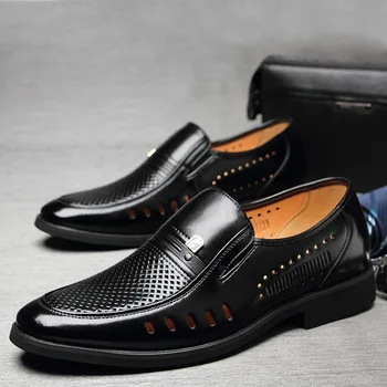 Весенне-летняя новая мужская повседневная обувь с мягкой подошвой, дышащие мужские тонкие туфли wl-x095