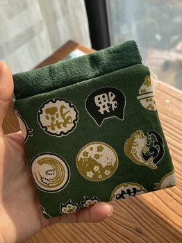 винтажный японский стиль для женщин сумка для монет губная помада кошелек для ключей 10x11 см