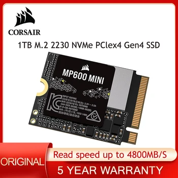 Встроенный твердотельный накопитель Corsair MP600 MINI 1 ТБ M.2 NVMe PCIe x4 Gen4 2 M.2 2230 SSD Для Steam Deck и Microsoft Surface