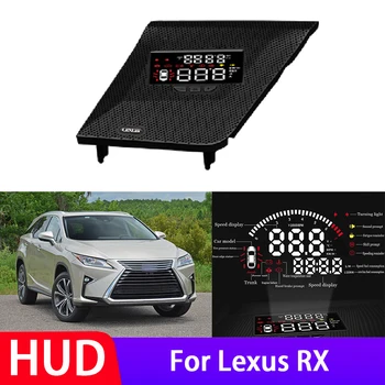 Высококачественный автомобильный головной дисплей HUD для Lexus RX Электронные аксессуары Экран безопасного вождения Сигнализация