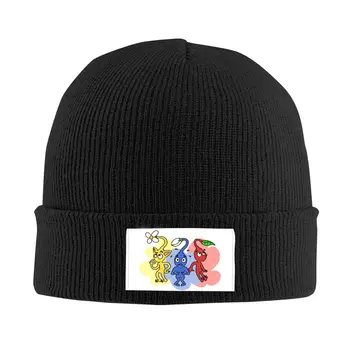 Вязаная шапка с логотипом, вязаная шапочка-бини, хипстерская шапочка унисекс