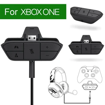 Геймпад, адаптер для гарнитуры, Аудиоразъем 3,5 мм, контроллер, конвертер для наушников, усилитель звука для беспроводного игрового контроллера Xbox One