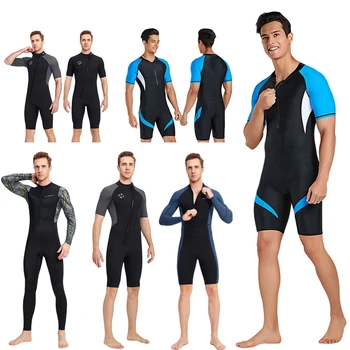 Гидрокостюм унисекс, цельный мужской костюм для серфинга, подводного плавания, защитная одежда для подводной охоты, гидрокостюмы для плавания