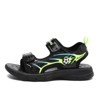 Детские сандалии 2023, Новые летние Спортивные сандалии для мальчиков на мягкой подошве, Повседневная пляжная обувь с защитой от скольжения