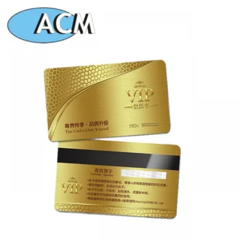 Дешевый пластиковый ПВХ Металлический элегантный бланк визитной карточки с индивидуальным логотипом