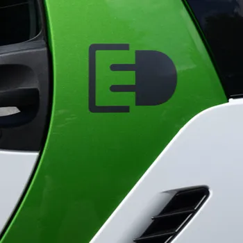 Для Benz Smart Car Electric Charge Наклейки С Логотипом Светоотражающие Автомобильные Наклейки Наклейка На Электромобиль Бесплатная Доставка