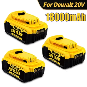 Для Dewalt DCB200 Сменный аккумулятор 20V 18000mAh Совместим с инструментами для Dewalt 20V 18 v и 20 Vot для Dewalt