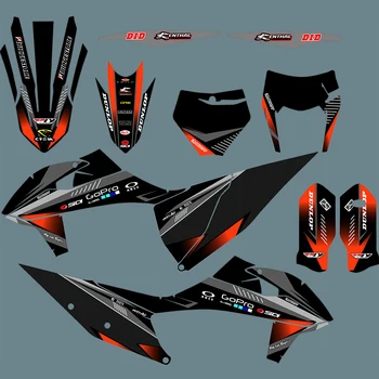 Для KTM 2019 2020 2021 SX SXF XC XCF / 2020 2021 2022 2023 Кроме EXCF XCW Графика Полный комплект наклеек Наклейки