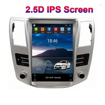 Для Lexus RX RX300 RX330 RX350 RX400 RX450 2004-2008 Android 12 Автомобильный Радио DVD Видеоплеер Стерео Автоматическая Навигация GPS Камера