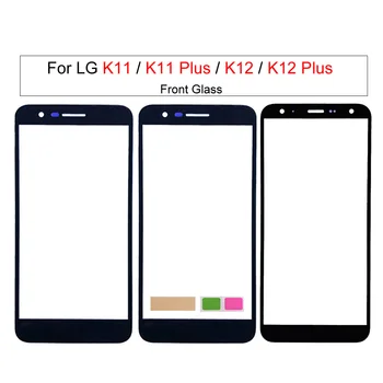 Для LG K12 Plus Сенсорная панель Экрана Для LG K11 Plus Передняя Стеклянная панель Внешняя Стеклянная крышка Замена Телефона