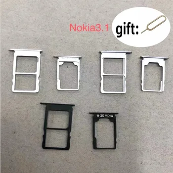 Для Nokia 3.1 Лоток для SIM-карт адаптер для гнезда держателя sim-карты и держатель лотка для карт Micro SD со свободным выводом для извлечения