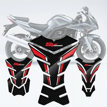 Для Suzuki SV1000 SV 1000 Отличительные знаки 3D Углеродный бак мотоцикла Накладка Защитная наклейка