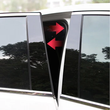 Для Toyota Highlander 2008-2013 Оконные стойки, дверные накладки, декоративные наклейки, аксессуары для экстерьера автомобиля, Автостайлинг