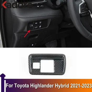 Для Toyota Highlander Hybrid 2021 2022 2023 Кнопка Регулировки фар, Накладка на крышку, Наклейка для стайлинга автомобилей, Аксессуары для интерьера