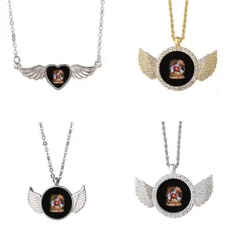 Железный Gacorr Uxr Ожерелье с Крыльями Ангела Красивая Подвеска Модные украшения