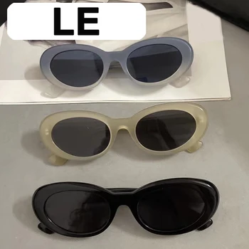 Женские солнцезащитные очки Le GENTLE YUUMI Для мужчин, винтажные роскошные брендовые товары, дизайнерские Летние Uv400, модные Корейские монстры