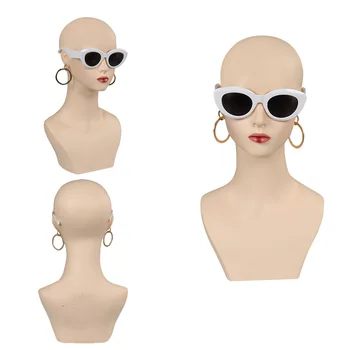 Женские Солнцезащитные очки для косплея Margot, Серьги для очков, Женская Мода для девочек, Аксессуары для маскировки на Хэллоуин, Карнавал, Вечеринка, Подарки