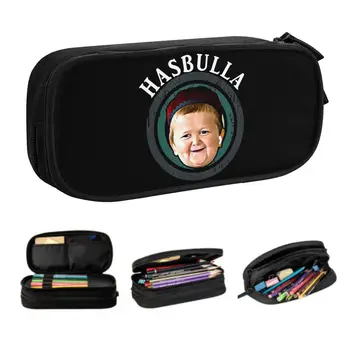 Забавный пенал Hasbulla Hasbullah Smile для мальчиков большой емкости, коробка для ручек, сумка для школьных принадлежностей