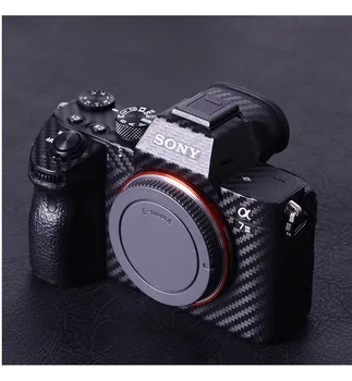 защитная пленка для корпуса камеры, наклейки из углеродного волокна для Sony A7III A7M3 A7R3, устойчивый к царапинам грубый клей, отправить запасные наклейки