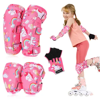Защитные приспособления для детей, катающихся на роликовых коньках, Комплект защиты для детей, Наколенники на локти