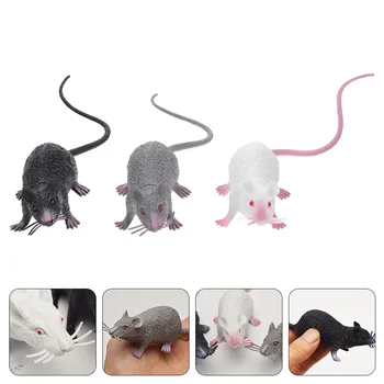 Имитация мягкой резиновой мыши Реквизит для моделирования Мыши Artificiales Para