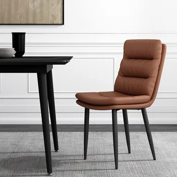 Индивидуальный дизайн рабочего стула, кресло для заднего дивана, Бытовая скандинавская столовая, обеденный стул, Гостиная, кабинет, досуг