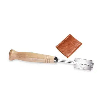 Инструмент для нарезки хлеба Лезвие для нарезки хлеба с 4 бритвенными лезвиями И защитной крышкой Простые в использовании инструменты для выпечки хлеба на закваске
