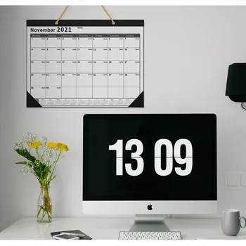 Календарь на 2024 год, настенный календарь на 2024 год, планировщик, Контрольный список, ежегодно, еженедельно, ежегодно, простой в использовании, оригинальный планировщик расписания Kawaii
