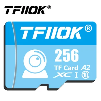 Карта памяти TFIIOK TF/SDCard 64 128 256 ГБ Micro SD Class10 UHS-1 Flash Ultra 128 ГБ Камера Подходит для Камеры наблюдения