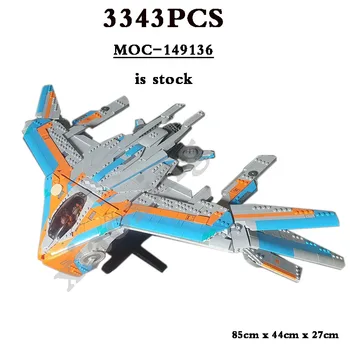 Классический сценарий фильма MOC-149136 Дизайн военного корабля 3343ШТ Игрушки для взрослых Moc Building Block, подарок для детей 