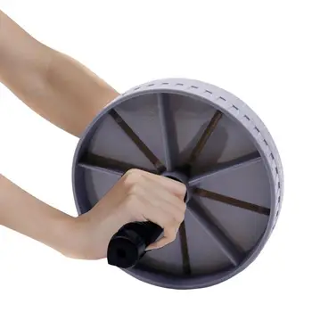 Колесо для упражнений на брюшной полости, 1 колесо, бесшумный AB-ролик, тренажеры AB для мужчин и женщин, основные силовые тренировки.