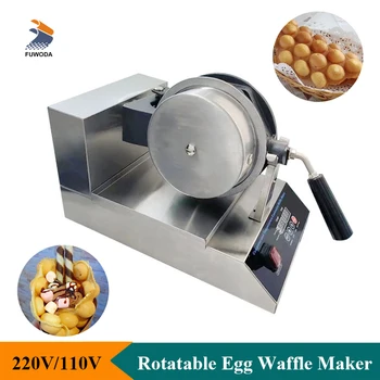 Коммерческая машина для приготовления яичных вафель из нержавеющей стали, машина для приготовления яичных вафель с антипригарным покрытием и цифровым дисплеем