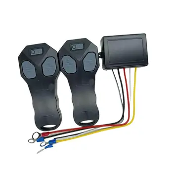 Комплект дистанционного управления беспроводной лебедкой с индикаторной лампочкой 2 электрических пульта дистанционного управления