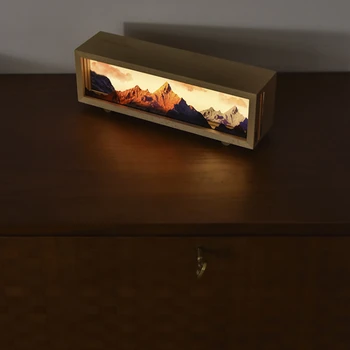 Креативный подарок Rizhao Jinshan на День рождения, прикроватная лампа с ощущением атмосферы, Ретро-настольная лампа, перезаряжаемая настольная маленькая ночная лампа