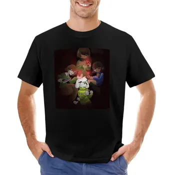Крис Фриск, Чара и Азриэль Дримурр, футболки с кошками, эстетическая одежда, мужская одежда