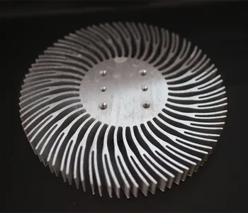 Круглый светодиодный радиатор радиатора, алюминиевый радиатор радиатора мощностью 10 Вт для бытовой лампы, Заменяемый радиатор