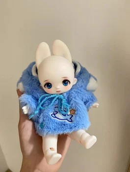 Кукла BJD 12,5 см, девочка-кролик, многосуставная кукла, игрушка для девочек, мультяшная игрушка, японская кукла, проект бесплатной доставки