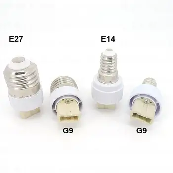 Лампа E27 E14-G9 с Преобразователем Держателя лампы в розетку Для преобразования лампочки E14-G9 E27-G9 Базовый держатель типа Адаптера Огнестойкий b