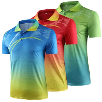 Летние дешевые рубашки для бадминтона 2022 Года, мужские / женские, спортивные рубашки поло с короткими рукавами, теннис, футболки для настольного тенниса, футболки для бега