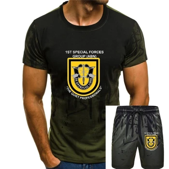 Летняя горячая распродажа 2019, мужская футболка, хлопковая рубашка 1-й группы спецназа-1131