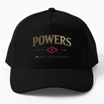 Логотип Powers Irish Whiskey Powers Классическая бейсболка для спорта на открытом воздухе в стиле хип-хоп, черная, лето-весна
 Мужские однотонные с принтом