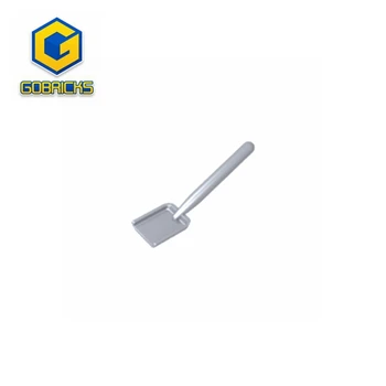 Лопата для снаряжения Gobricks GDS-2129 [круглый конец стержня] совместима с модифицированной моделью пластины lego 3837 Technical Liftarm