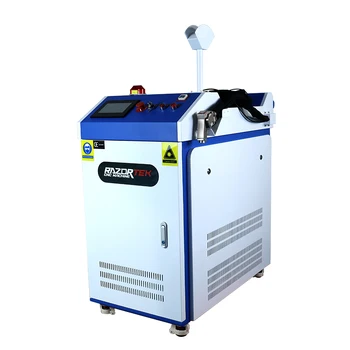 Машина для непрерывной лазерной очистки Металла От Ржавчины и краски Razortek 1000w-3000w с Дополнительным Источником лазерного излучения Raycus