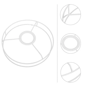Металлическое кольцо для абажура Световая Клетка Защита Абажура Подвеска Винтажная Рамка Поддержка