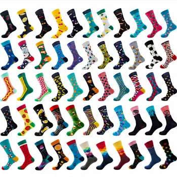 Милые женские носки Мультяшный корм для животных Фруктовые носки Kawaii Смешные модные носки Happy Harajuku Повседневные носки Осень Весна Чулок