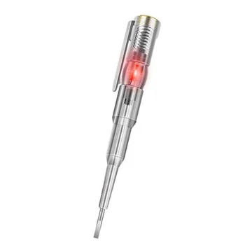 Многофункциональная индукционная тестовая ручка B09, тестовая отвертка с подсветкой, обнаружение электрического включения-выключения, портативная ручка